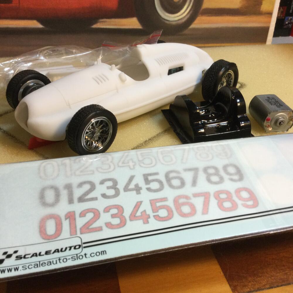 Scaleauto 1/24 Scale Auto Union White Kit