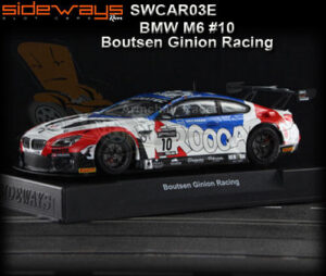 Sideways BMW M6 GT3 Boutsen Ginion Racing #10