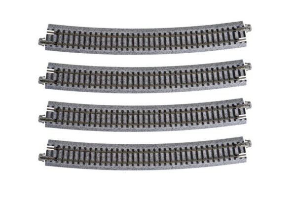 Kato N Gauge Unitrack #20-150 718mm Radius 15 degree curved track 4 pieces