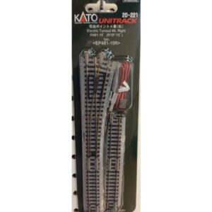 Kato Unitrack Right hand Turnout #4 powered kit #20-221