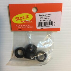 Slot-IT F22 Tyres PT1171F22 4 tyres per packet