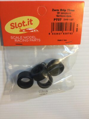Slot-IT Tyres Zero Compound Fronts 4 slicks 19x10mm