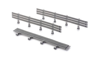 Policar Guardrail 5cm Light Grey 10 pcs