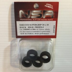 NSR 5208 Evo Supergrip 20 x 10 Slick High Profile Tyres x 4