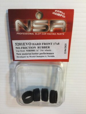 NSR No Friction Rubber  Tyres 17 x 8 #5201EVO