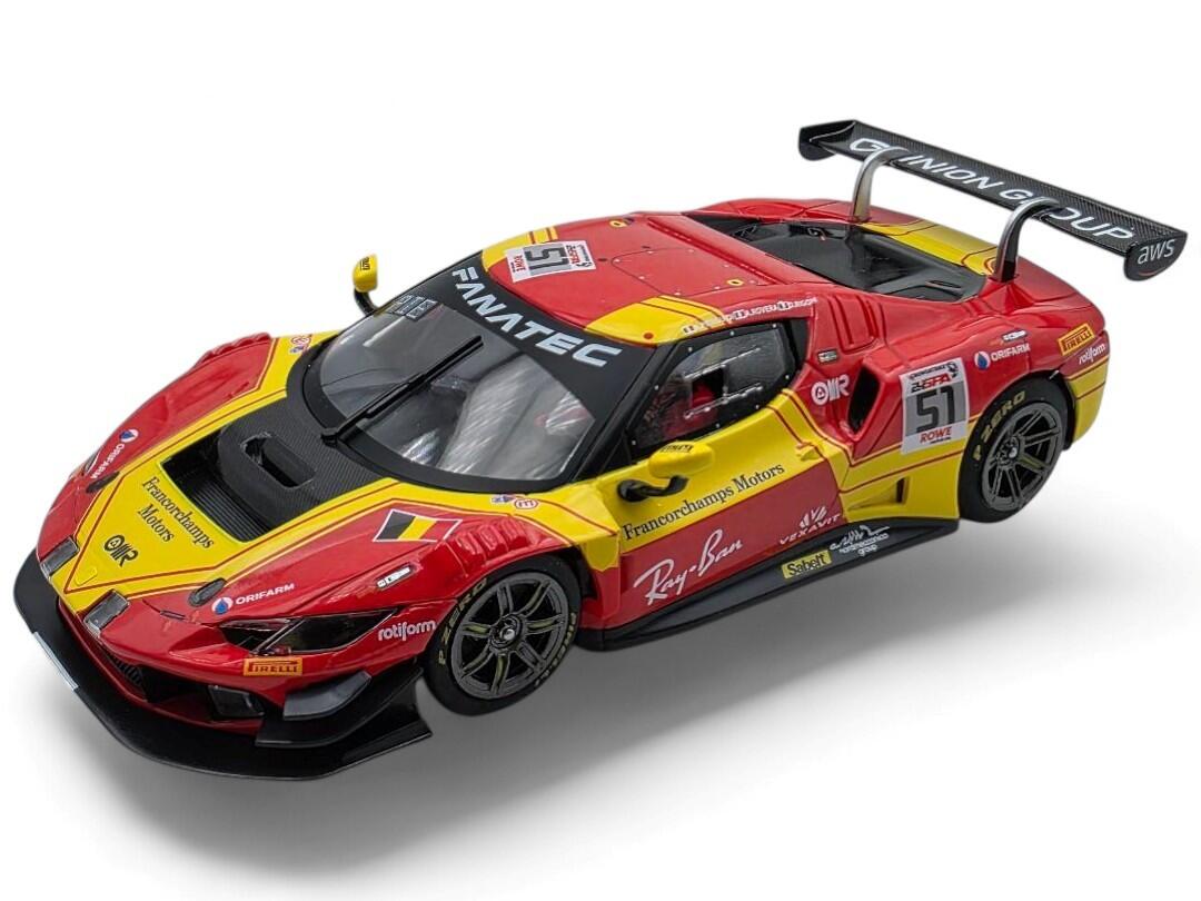 Sideways Ferrari 296 inspired Fanatec #51