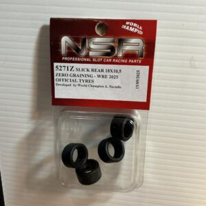 NSR Zero Graining Tyres Slick Rear 18 x 10.5