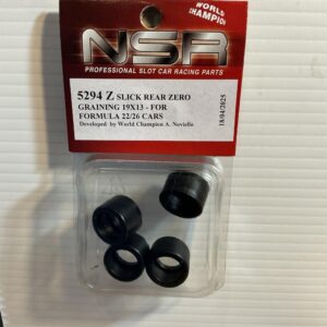 NSR Zero Graining Tyres Slick Rear 19x 13 F22