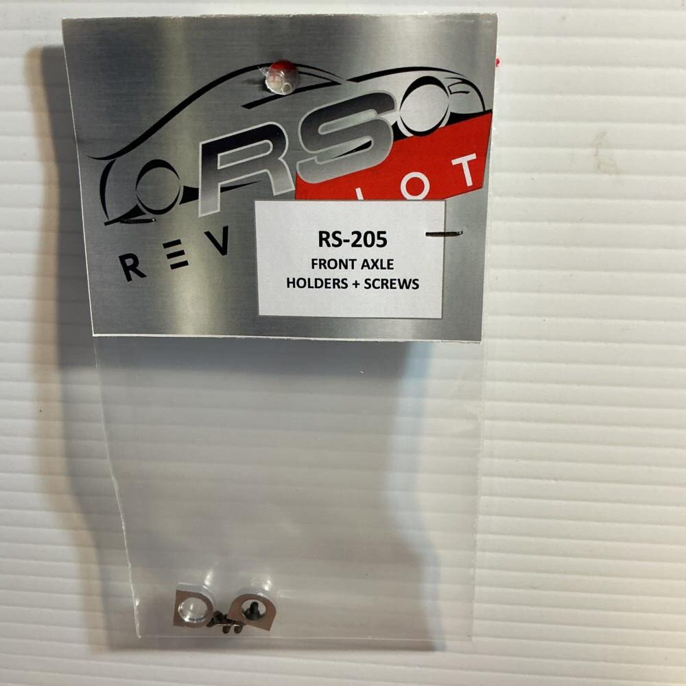 Revoslot Front Axle Holder and screws (standard)